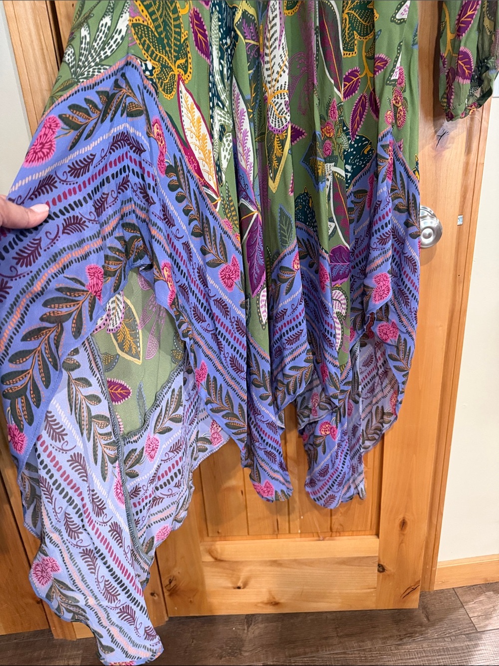 FARM Rio Wild Jungle Handkerchief Midi-Dress - Picture 8 of 16